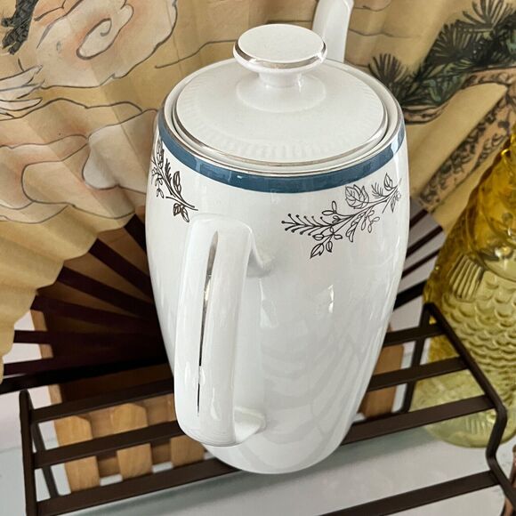 Simpsons (Potters) Coffee Pot Rare 1950s Marazion Chinastyle Pattern England - Picture 3 of 6